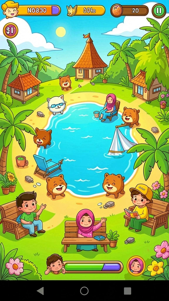fb168 - Karakter-karakter yang beragam dan unik.