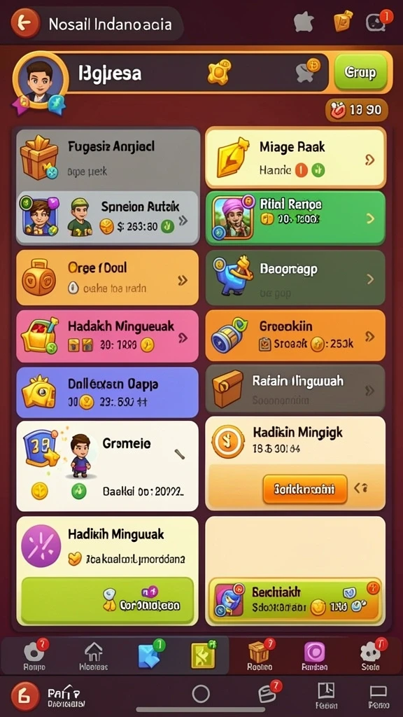 hq777 - Screenshot menampilkan tampilan antarmuka yang modern.