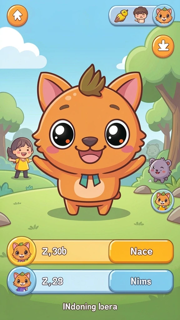 k3k3 - Screenshot menunjukkan grafik yang menawan.
