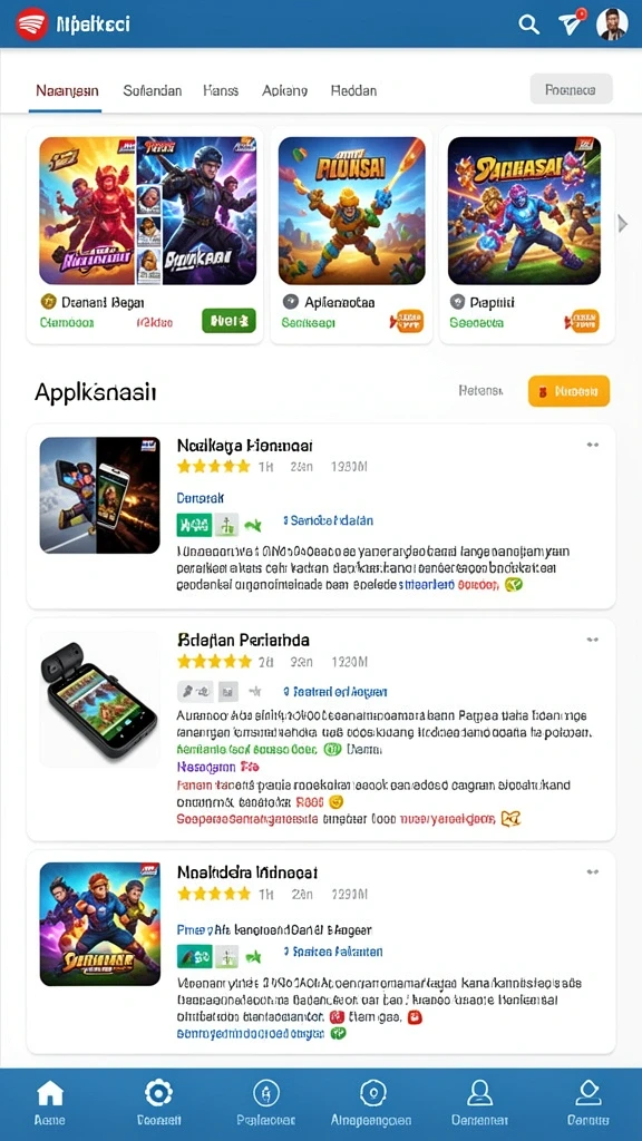 mitra77 - Tampilan antarmuka pengguna yang ramah.